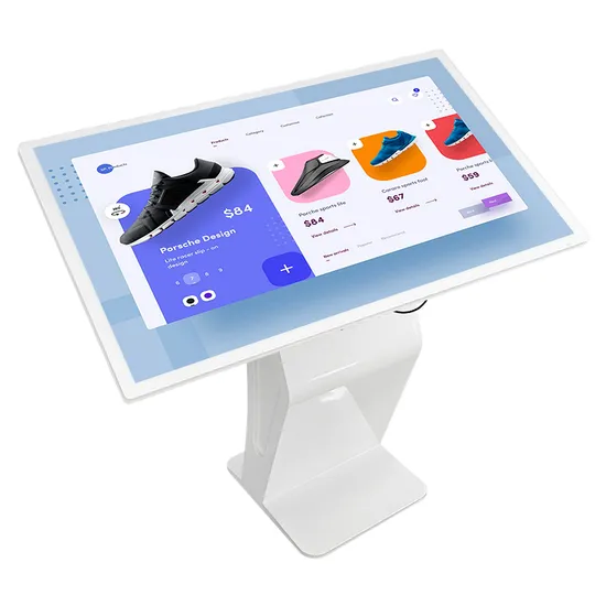 Query All in One 4K PC LCD Display Interactive Information Kiosk Multi Touch Player