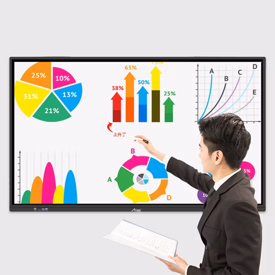 100"Interactive Whiteboard Smart Pen Wall Mounted