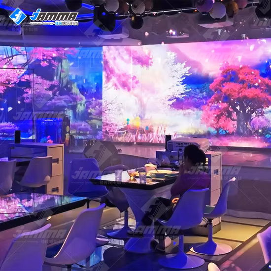 Hot Immersive Interactive Projection Wall Interactive Projection 360 Angle Wall