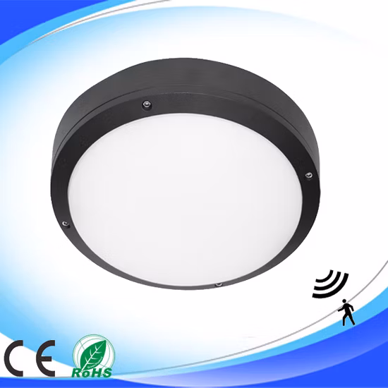 Wasserdichte IP65 Ik10 20W D275mm Sensorlampe LED Deckenbeleuchtung