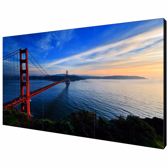 Interaktiver 55-Zoll-Günstiger Panel-Werbeplayer, LCD-Bildschirmhalterung, Videowandprozessor