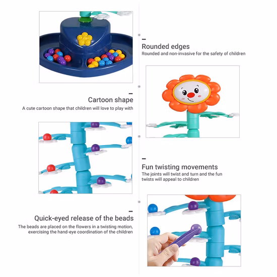 Neues Beobachtungsspiel für Kinder, hochwertige elektrische Schüttelschaukel, Sonnenblume, interaktiv, lustiges Kinderspielzeug und Spiele zum Spaß