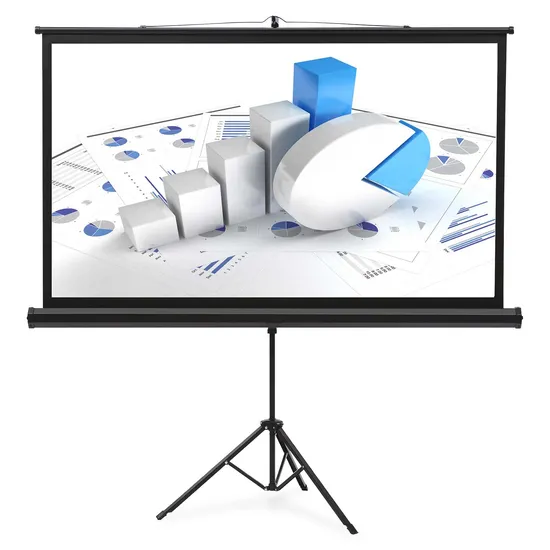 OEM&ODM Bodenständer Stativ Projektionsprojektor Leinwand zu verkaufen