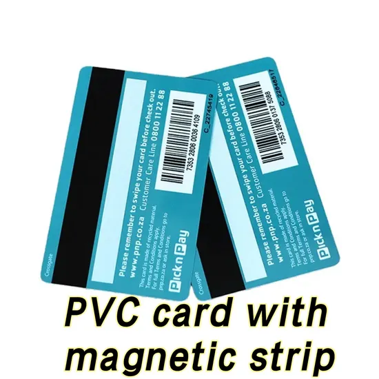 Barcodekarte aus PVC mit Magnetstreifen für Museen