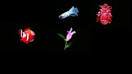 Holographische visuelle Anzeige 3D-LED-Lüfter für Werbung Hologramm-LED-Lüfter-APP