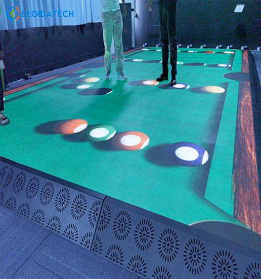 Interaktive digitale Vollfarb-Fliesenwand für Tanzen, Gaming, Video, Bühne, Tanzbodenständer, LED-Wandpaneele, Bildschirm-Touch-Display