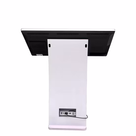 Horizontaler All-in-One-Totem-Kiosk mit LCD-WiFi-Selbstbedienung, interaktivem Infrarot-Touchscreen-Display