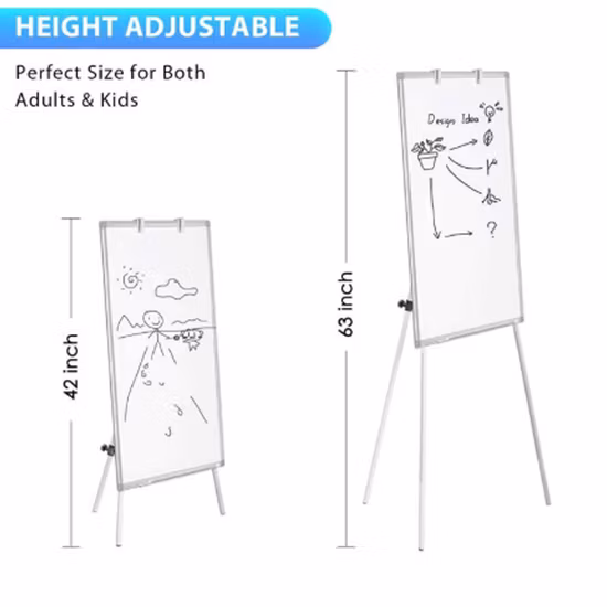 Magnetisches, trocken abwischbares Whiteboard mit Aluminiumrahmen