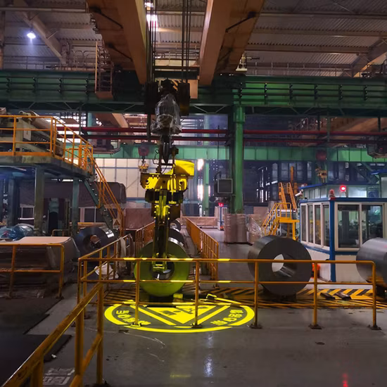 35*20*16cm Warehouse Digital Walkways Industrieller virtueller Linienlicht-Bodenmarkierungsprojektor für die Sicherheit von Fußgängern
