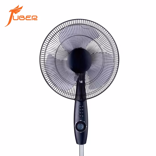 Einfacher und moderner 12-V-AC-DC-Hologramm-Bildschirm, 3D-Hologramm-Ventilator mit Ständer, 16-Zoll-Standventilator mit großem Standventilator, Ersatzteil