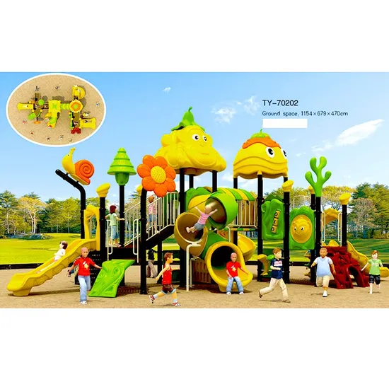 Multifunktionaler bunter interaktiver Kinderspielplatz im Freien (TY-70594)