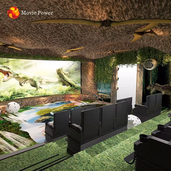 Themenpark-Spezialeffekte-Dinosaurier-4D-5D-Projektor-Kinosystemausrüstung