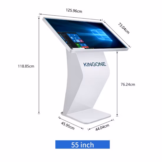 Kommerzielles LCD-Digital-Signage-Display, interaktiver Orientierungs-Informations-Mall-Kiosk