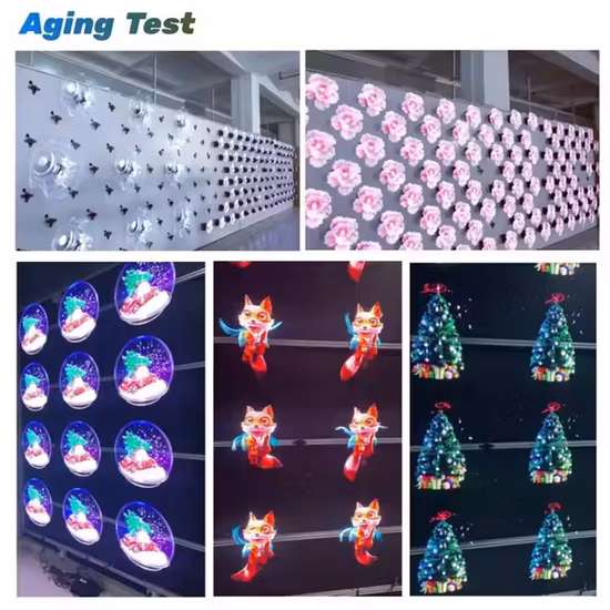 400 * 400 mm 50–60 Hz Wiedergabe mit hoher Helligkeit, multifunktionale Fernbedienung, holographischer Projektor, 3D-Hologramm-Lüfter