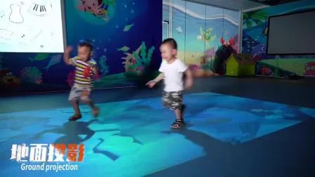 Lumos Tisch-Taschenprojektor mit tollem Preis, 1080P interaktiver Bodensystem-Projektor, Kinderspiel