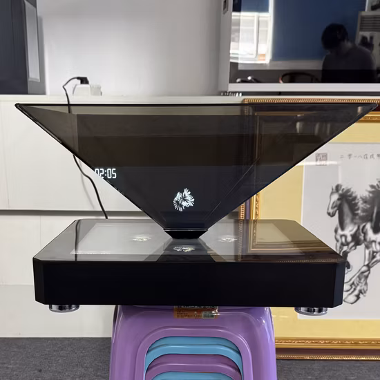 360-Grad-3D-Pyramiden-Hologramm-Display, großes holografisches Display