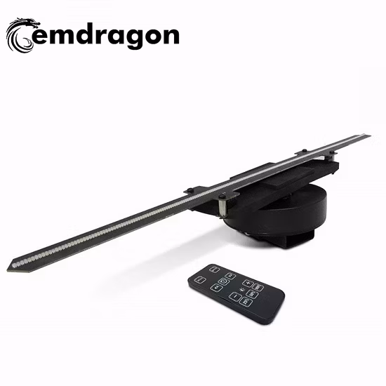 Zxb-Z2 42 cm 384 Lampenperlen 36 W einstellbare Helligkeit 3D-Hologramm-LED-Projektor holografisches Lüfterdisplay