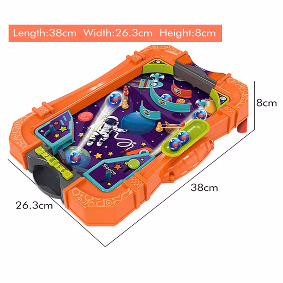 Neue Schießen Tisch Top Handheld Spielzeug Kunststoff Mini Flipper Spiel Maschine Kinder Desktop Flipper Brettspiel