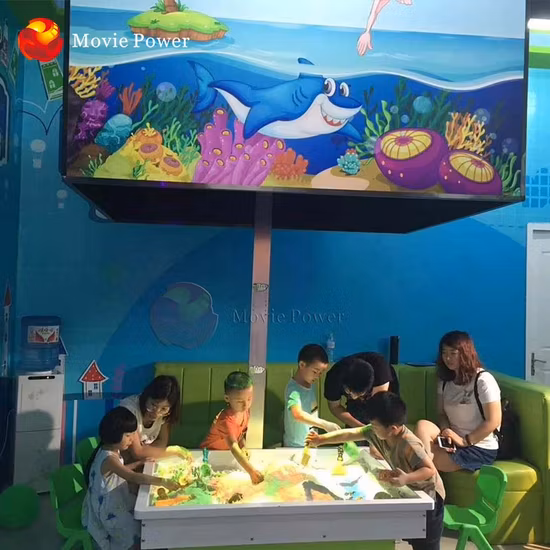 Interaktives System für Indoor-Spiele, interaktive Sandbox für Kinder