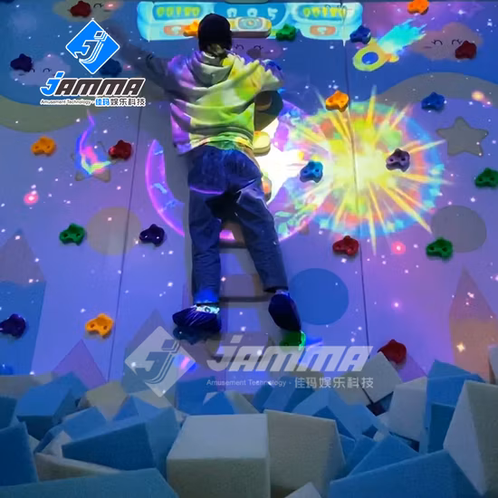 Ar Climbing Wall Interaktives Projektionsspiel Interaktive Projektionswand Felskonstruktion