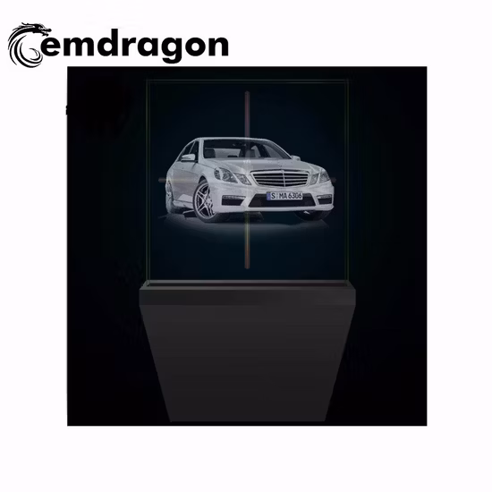 3D-Hologramm-Display Neuer 100 cm großer 3D-Hologramm-Werbeventilator, LED-Werbebildschirm, Video-Player
